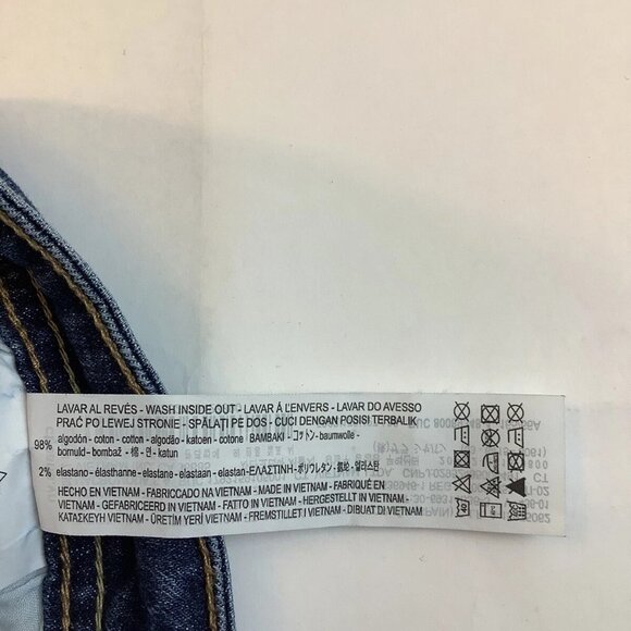 CT Jeans Skinny Stretch Mid Rise Blue Denim Size 2 - Picture 6 of 10